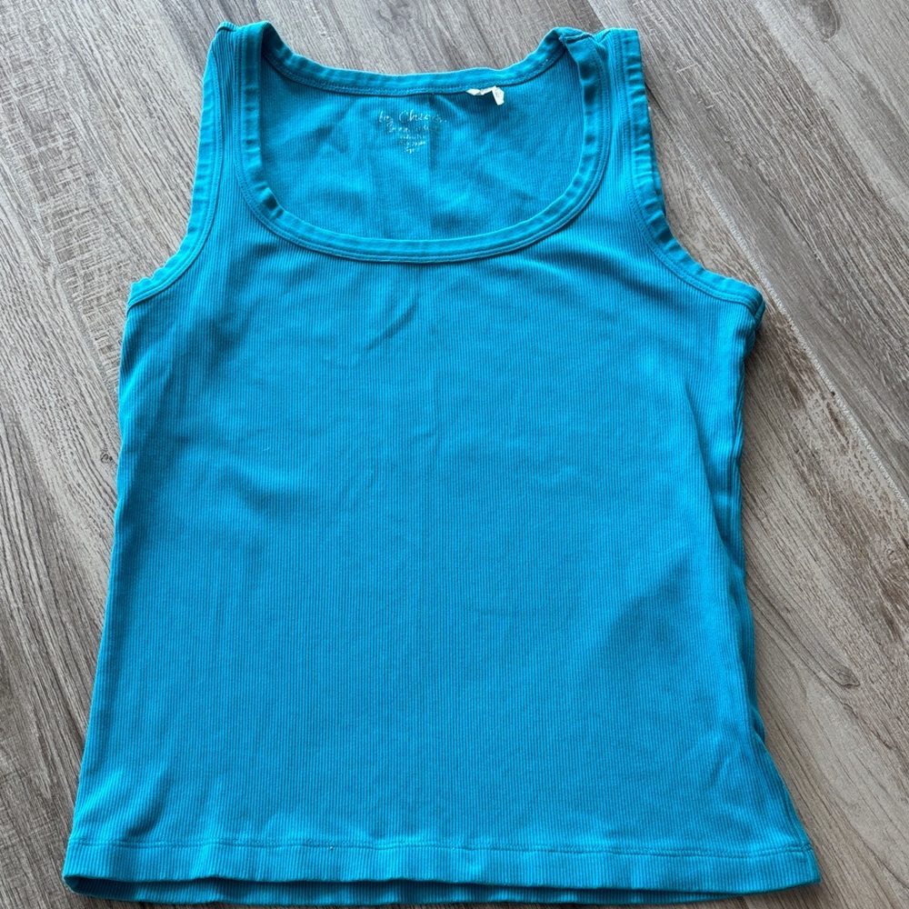 Chico's Vibrant Blue Tank Top size 1